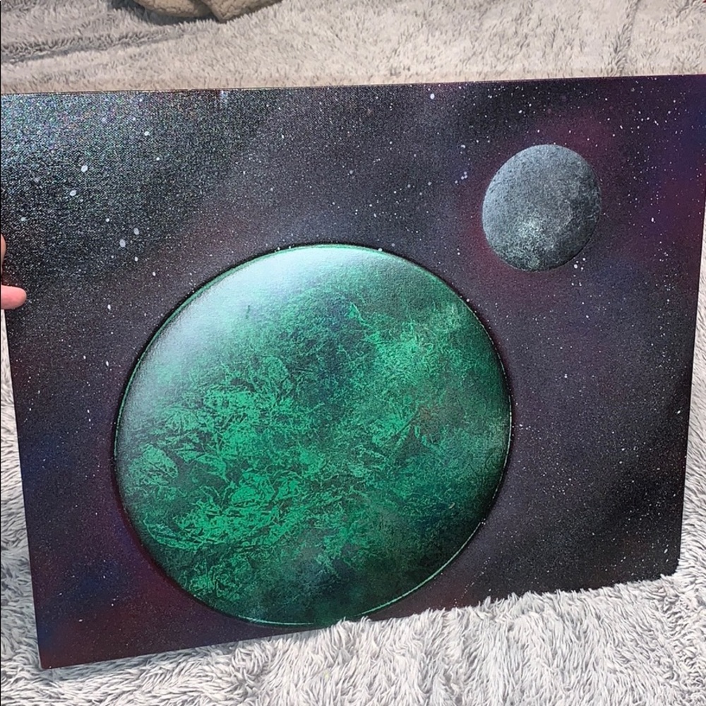 Canvas Space Galaxy Painting